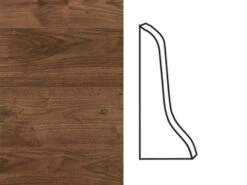 Meister Embout Pour Plinthe Profilé 1 1K 1MK - Noyer Clair 2017