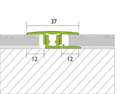 Proline Profilé De Transition PROCOVERclip Universal Aluminium Anodisé Acier Inoxydable -Sol Fournitures Boutique 31023 procoverclip uni UebergangsLpPwVVDeZ2DS