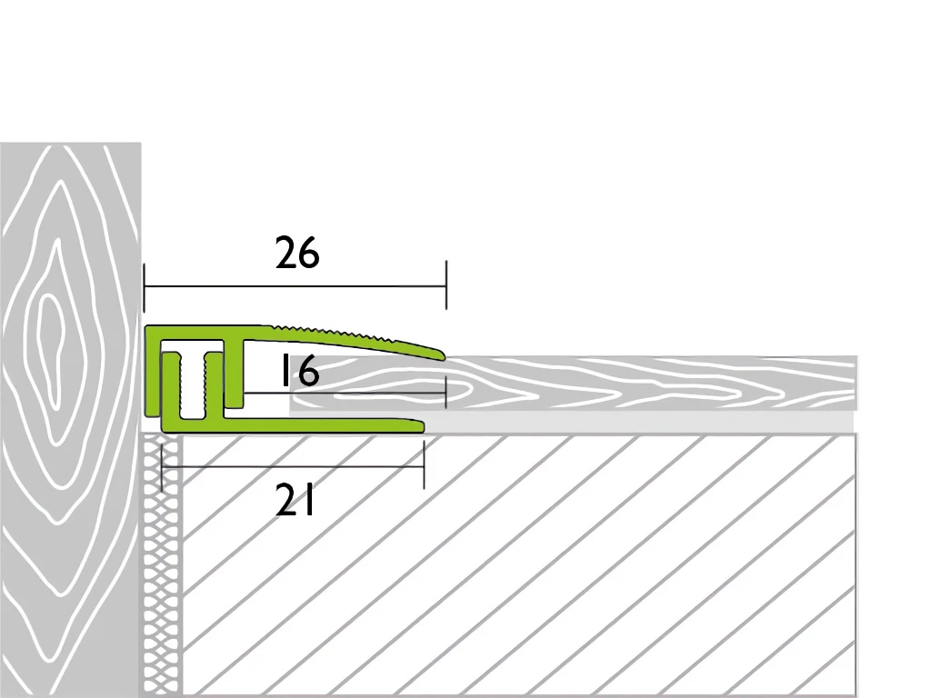 Proline Profilé De Finition PROVARIO Universal Aluminium Anodisé Argent 4 Proline Profilé De Finition PROVARIO Universal Aluminium Anodisé Argent – Image 2