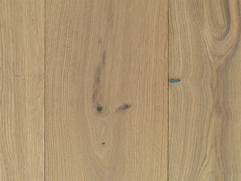 Parquet Chêne Rustique Blanc Brossé Au Format De Lames Larges à L'ancienne 4 Parquet Chêne Rustique Blanc Brossé Au Format De Lames Larges à L'ancienne – Image 2