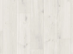 Stratifié Chêne Blanc Cristal Basic 400 M4V Au Format De Lames Larges à L'ancienne