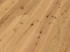 Parquet Chêne XL Rustique Nœuds Huilé Au Format De Lames Larges à L'ancienne