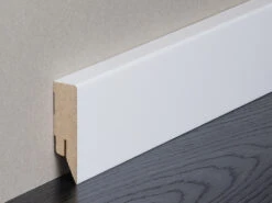 Plinthe Carrée Laquée Blanc