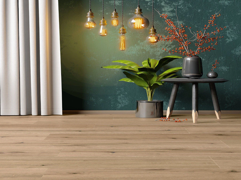 Sol Design Trend Green Vinyle Chêne Fissuré Lame Style Campagnard 5 Sol Design Trend Green Vinyle Chêne Fissuré Lame Style Campagnard – Image 3