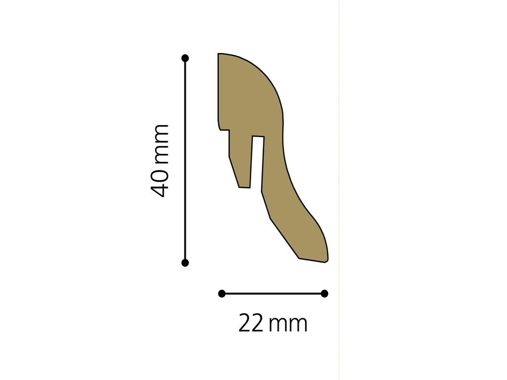 Plinthe Muna Teak D3582 Décor Ktex 4 5 Plinthe Muna Teak D3582 Décor Ktex 4 – Image 3