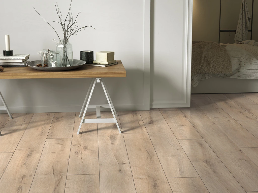 Stratifié Basicfloor Chêne Chaulé Beige Parquet Rustique 4 Stratifié Basicfloor Chêne Chaulé Beige Parquet Rustique – Image 2