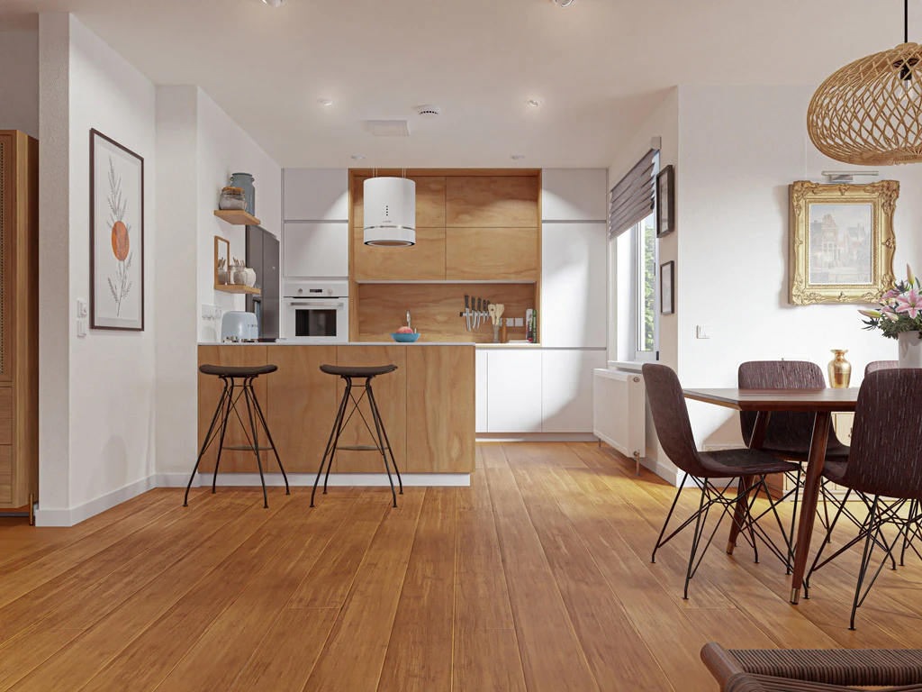 Parquet Bambou Coffee Brun Foncé Stratifié Imitation Bois Lisse 9 Parquet Bambou Coffee Brun Foncé Stratifié Imitation Bois Lisse – Image 7