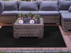 Outdoor-Teppich/Küchenläufer Classic Noir -Sol Fournitures Boutique L4800079 Classic Noir 4UQmPPMzy2d8r8