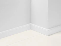 Plinthe Hamburger Barre Uni Blanc HL 1 Décorative