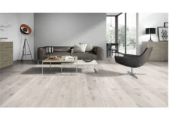 Stratifié Trend Oak White Au Format De Lames Larges à L'ancienne