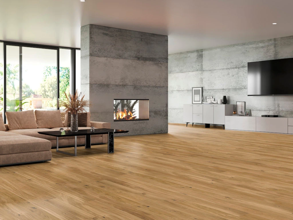 Parquet Rustico Chêne Naturel Intens Au Format De Lames Larges à L'ancienne Rabotées 4 Parquet Rustico Chêne Naturel Intens Au Format De Lames Larges à L'ancienne Rabotées – Image 2