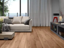 Parquet Chêne Rustique Fumé Huilé UV Au Format De Lames Larges à L'ancienne -Sol Fournitures Boutique l4020816 5