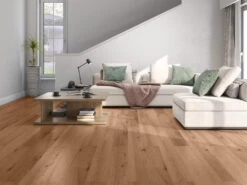 Parquet Chêne Rustique Fumé Huilé UV Au Format De Lames Larges à L'ancienne -Sol Fournitures Boutique l4020816 6