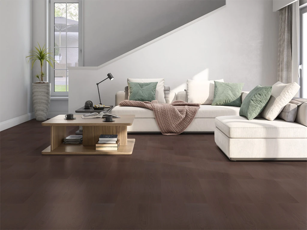 Sol En Liège WISE Dark Amber Oak Au Format De Lames Larges à L'ancienne 7 Sol En Liège WISE Dark Amber Oak Au Format De Lames Larges à L'ancienne – Image 5