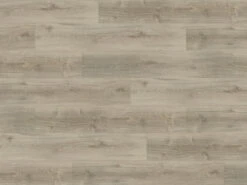 Sol En Vinyle Chêne Gris Clair Au Format De Lames Larges à L'ancienne