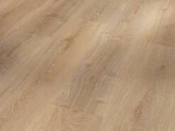 Sol En Vinyle Chêne Royal Clair Cérusé Brossé Classic 2030 Au Format De Lames Larges à L'ancienne