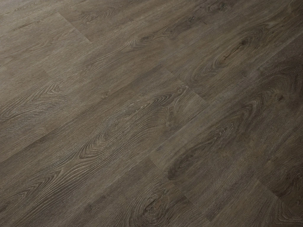 Sol Vinyle Premium à Clipser Chêne Gris Foncé Plancher Maison De Campagne 5 Sol Vinyle Premium à Clipser Chêne Gris Foncé Plancher Maison De Campagne – Image 3