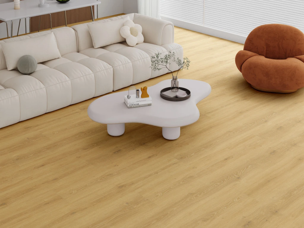 Sol Vinyle Premium à Clipser Chêne Brun Miel Plancher Maison De Campagne 4 Sol Vinyle Premium à Clipser Chêne Brun Miel Plancher Maison De Campagne – Image 2