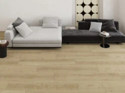 Sol Vinyle Premium à Clipser Chêne Crème Plancher Maison De Campagne -Sol Fournitures Boutique l4081867 2