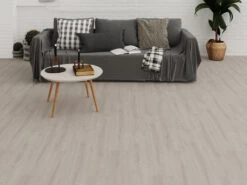 Sol Vinyle Premium Vinyle à Coller Chêne Blanc Neige Plancher Maison De Campagne -Sol Fournitures Boutique l4081876 2