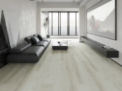 Sol Vinyle Premium Vinyle à Coller Chêne Blanc Coco Plancher Maison De Campagne -Sol Fournitures Boutique l4081877 2