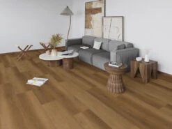 Sol Vinyle Premium Vinyle à Coller Chêne Brun Foncé Plancher Maison De Campagne -Sol Fournitures Boutique l4081886 2