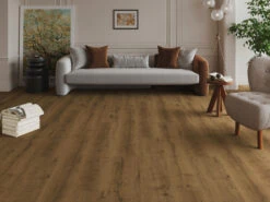 Sol Vinyle Premium Vinyle à Coller Chêne Châtaigne Plancher Maison De Campagne -Sol Fournitures Boutique l4081887 2