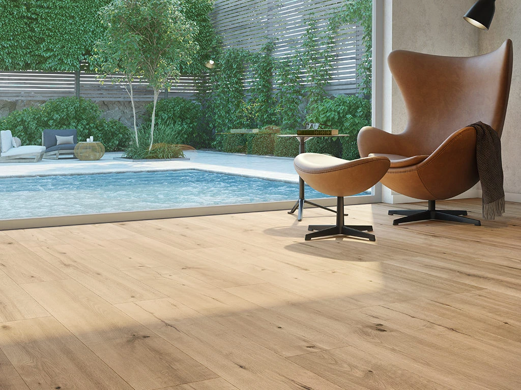 Sol Design Trend Green Vinyle Chêne Fissuré Lame Style Campagnard 4 Sol Design Trend Green Vinyle Chêne Fissuré Lame Style Campagnard – Image 2